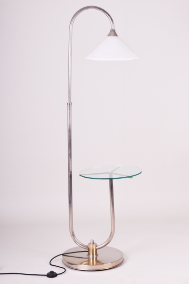 514 Lampa se skleněnou poličkou
