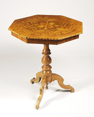 123 Marquetry table