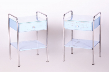 2674 Pair of bed-side tables